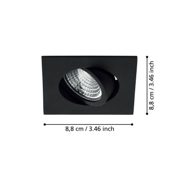 Eglo 98611 - LED Stmievateľné podhľadové svietidlo SALICETO LED/6W/230V