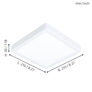 Eglo 99247 - LED Stropné svietidlo FUEVA 5 LED/16,5W/230V