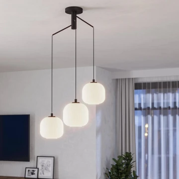 Eglo 99368 - Luster na lanku MANTUNALLE 3xE27/40W/230V