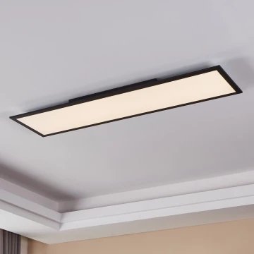 Eglo - LED Stmievateľné stropné svietidlo LED/33,5W/230V čierna ZigBee