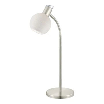 Eglo - LED Stolná lampa MY CHOICE 1xE14/4W/230V chróm/biela