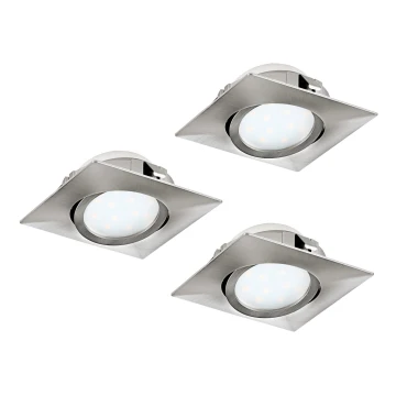 Eglo - SADA 3x LED podhľadové svietidlo PINEDA 1xLED/6W/230V