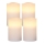 Eglo - SADA 4x LED Vianočná dekorácia 1xLED/0,066W/3xAAA biela