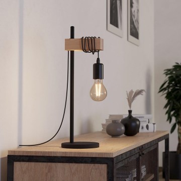 Eglo - Stolná lampa 1xE27/10W/230V - FSC certifikované