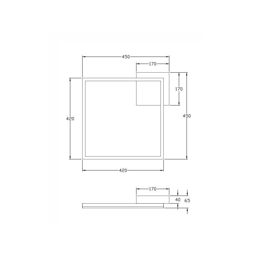 Fabas Luce 3394-61-282 - LED Stmievateľné stropné svietidlo BARD LED/39W/230V 3000K antracit