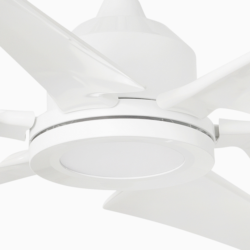 FARO 33512A - Stropný ventilátor CIES biela pr. 210,8 cm + diaľkové ovládanie