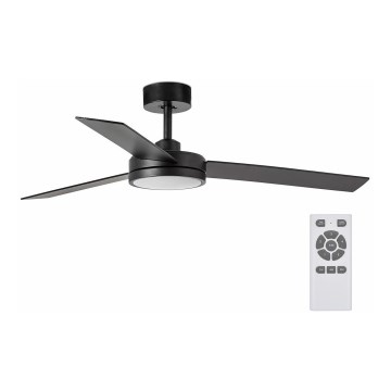 FARO 34261 - LED Stropný ventilátor BARTH LED/24W/230V čierna + diaľkové ovládanie