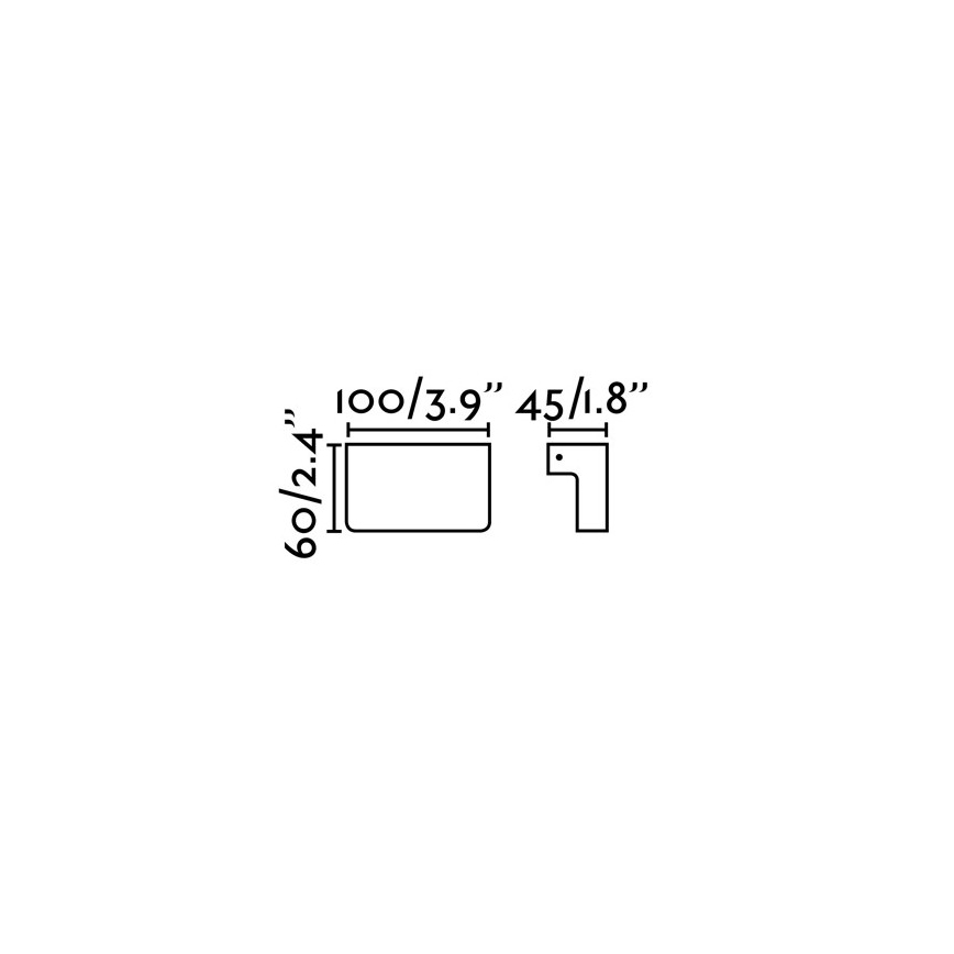 FARO 72082 - LED Vonkajšie nástenné svietidlo NINE LED/6W/230V IP65