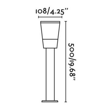 FARO 72351 - Vonkajšia lampa ROY 1xE27/30W/230V IP44