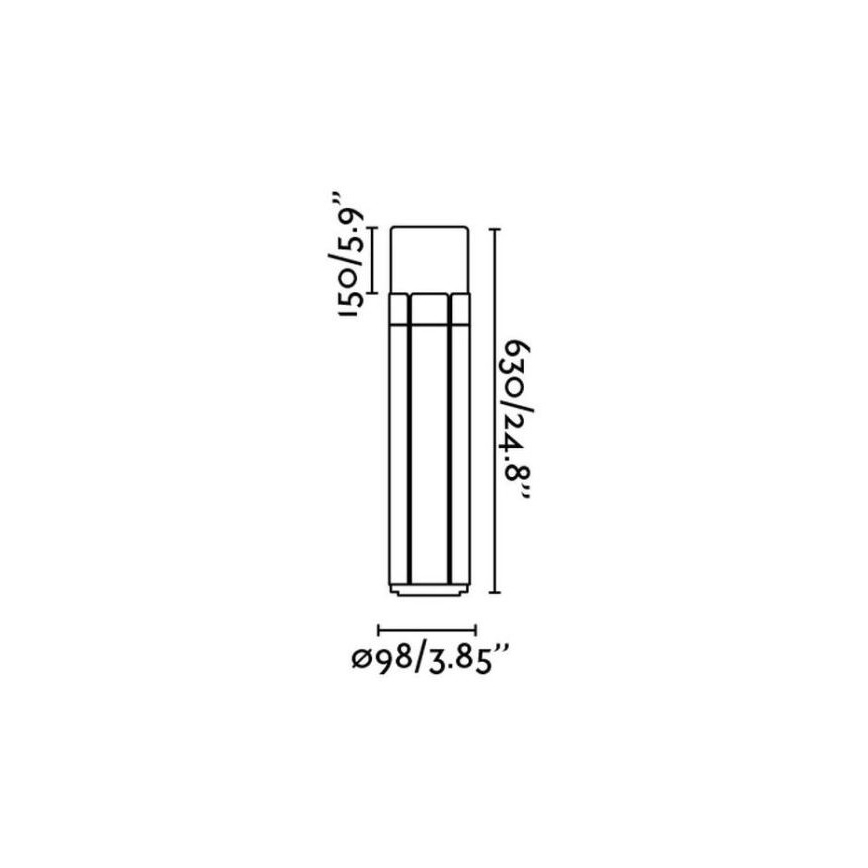 FARO 75531 - Vonkajšia lampa TRAM 1xE27/15W/230V IP65