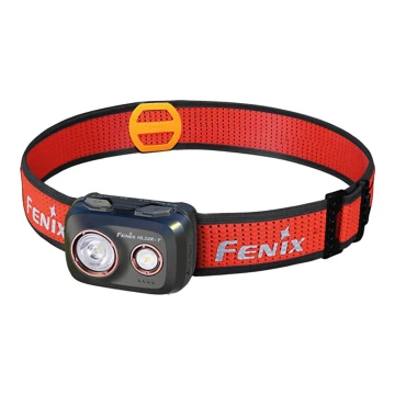 Fenix HL32RTBLCK - LED Nabíjacia čelovka LED/USB IP66 800 lm 300 h čierna/oranžová