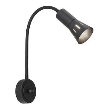 Flexibilná lampička ARENA 1xE14/40W/230V čierna