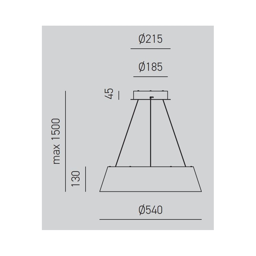 Gea Luce JULIETTE S B - LED Stmievateľný luster na lanku JULIETTE LED/50W/230V biela