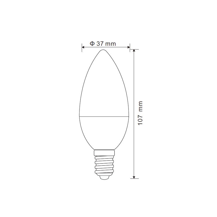 Globo - LED Stmievateľná žiarovka E14/5W/230V 3000K