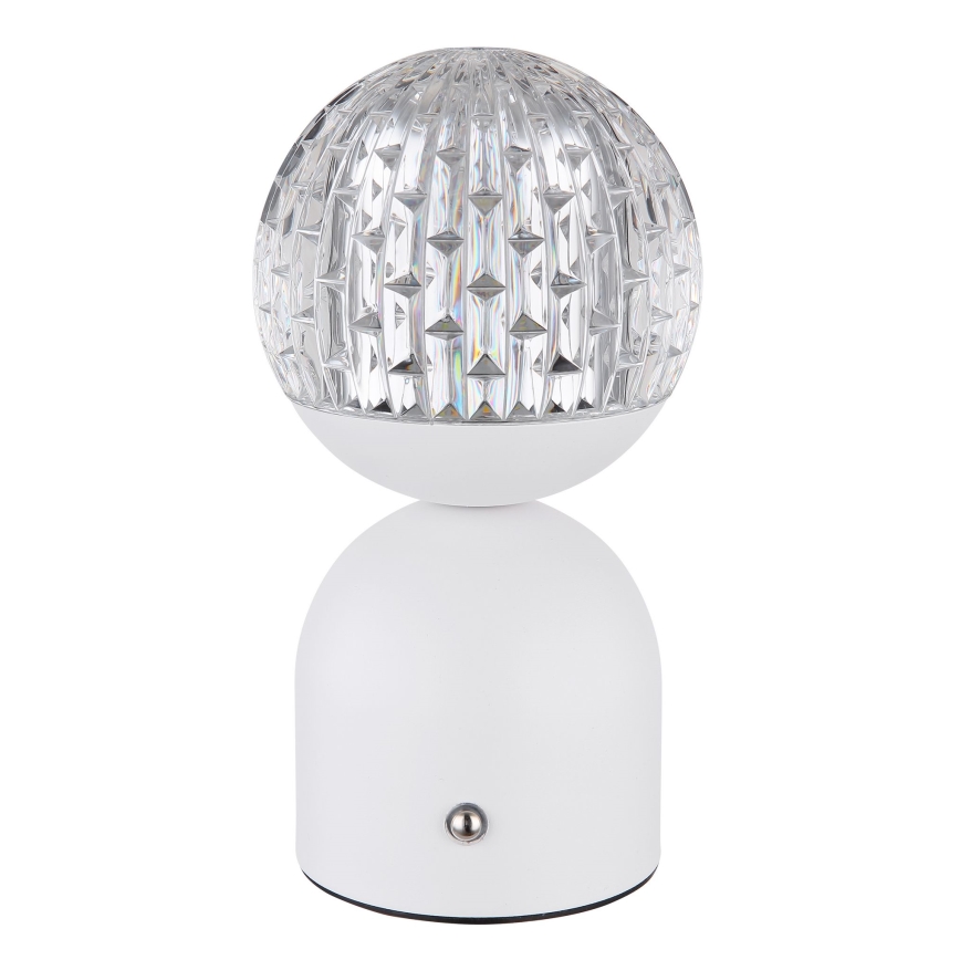 Globo - LED Stmievateľná dotyková stolná lampa LED/2W/5V 2700/4000/65000K 1800 mAh biela