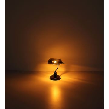Globo - Stolná lampa 1xE27/60W/230V čierna