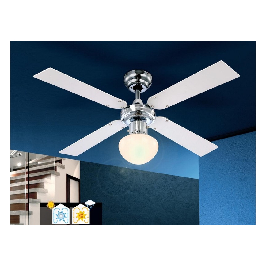 GLOBO 0330 - Stropní ventilátor CHAMPION 1xE27/60W/230V