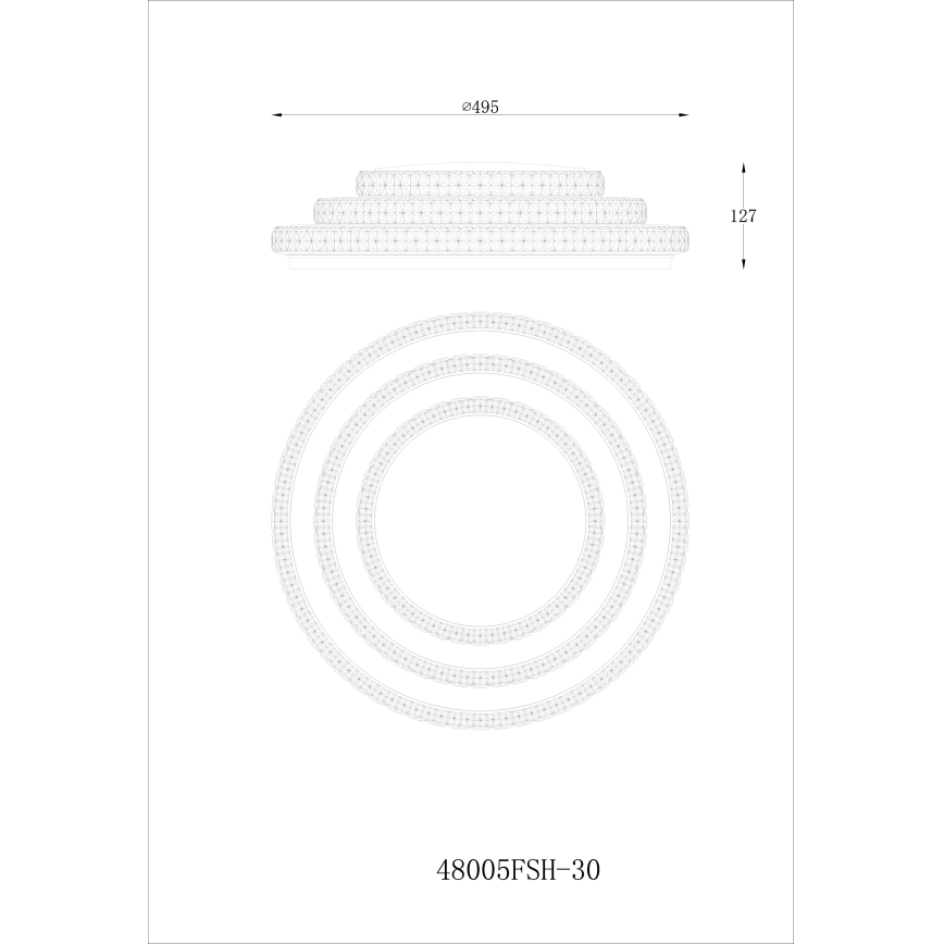 Globo - LED Stmievateľné stropné svietidlo LED/30W/230V TUYA Wi-Fi + diaľkové ovládanie