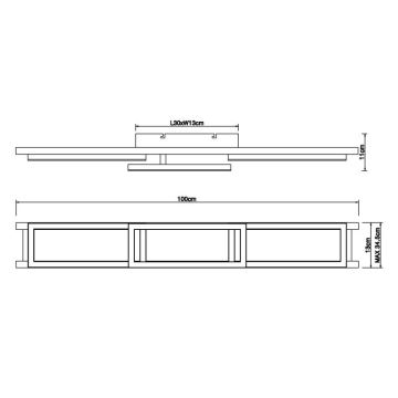 Globo - LED Stmievateľné stropné svietidlo LED/30W/230V 2700-6500K + diaľkové ovládanie