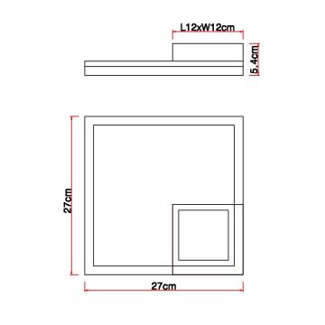 Globo - LED Stropné svietidlo LED/12W/230V