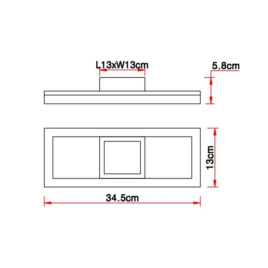 Globo - LED Stropné svietidlo LED/12W/230V