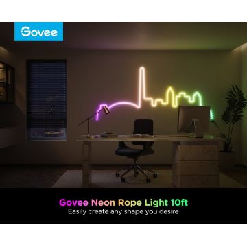 Govee - Neon 2 MATTER ohybný LED pásik 3m RGBIC Wi-Fi IP67