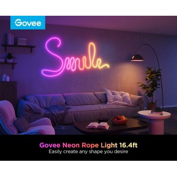 Govee - Neon 2 MATTER ohybný LED pásik 5m RGBIC Wi-Fi IP67