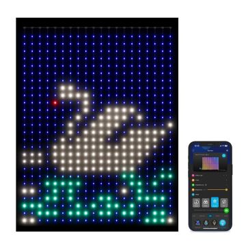 Govee - RGBIC Svetelný záves 520 LED 1,5x2m Wi-Fi IP65