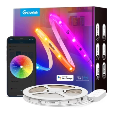 Govee - Wi-Fi RGBIC Smart PRO LED pásik 5m - extra odolný