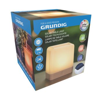 Grundig - LED RGB Solárna lampa LED/3,7V