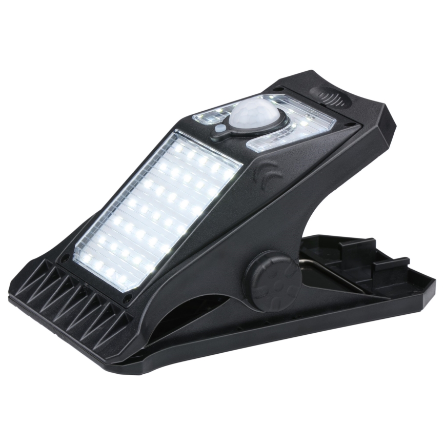 Grundig - LED Solárne svietidlo so senzorom CLIP-ON LED/9W/3,7V IP44