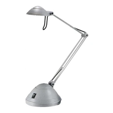 Halogen.stol. lampa ELA 1xGY6,35/50W/230V/12V sivá