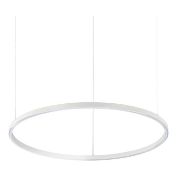 Ideal Lux - LED Luster na lanku ORACLE SLIM LED/38W/230V pr. 70 cm biela