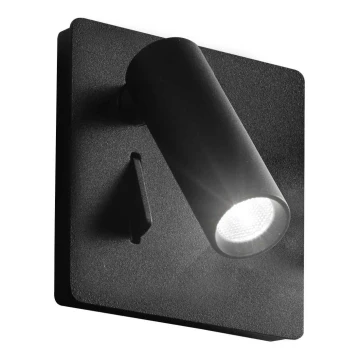 Ideal Lux - LED Nástenné bodové svietidlo LITE LED/3W/230V čierna