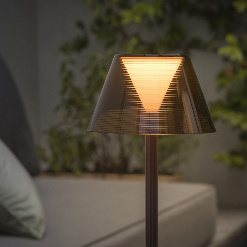 Ideal Lux - LED Stmievateľná dotyková lampa LOLITA LED/2,8W/5V IP54 hnedá