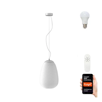 Immax NEO 07066L - LED RGBW Stmievateľný luster COCONO 1xE27/8,5W/100-240V 24 cm Tuya + diaľkové ovládanie