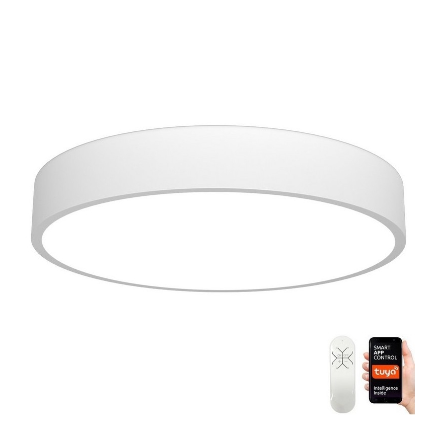 Immax NEO 07207L-LED Stmievateľné stropné svietidlo RONDATE 65W/230V 3000-6000K Tuya biela + diaľkové ovládanie