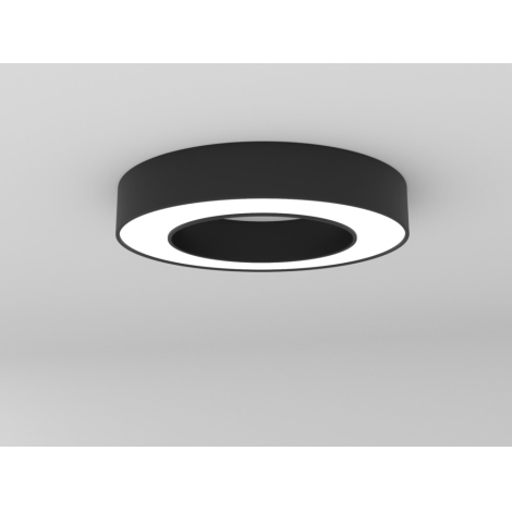 Immax NEO 07209L - LED Stmievateľné stropné svietidlo PASTEL LED/53W/230V 60 cm čierna Tuya + diaľkové ovládanie