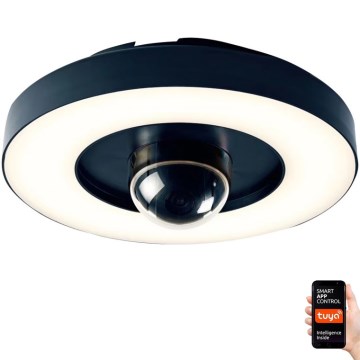 Immax NEO 07792L - LED Inteligentná vonkajšia kamera so svetlom RING 22W/230V IP44 Wi-Fi Tuya