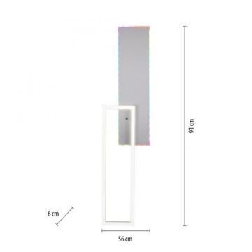 JUST LIGHT. 11326-95 - LED RGBW Stmievateľné stropné svietidlo RENDA LED/31W/230V 2700-5000K + diaľkové ovládanie