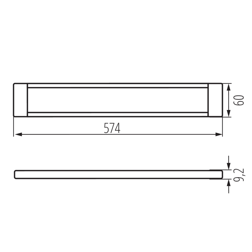 LED Stmievateľné osvetlenie nábytku DAXA LED/9W/24V 3000/4000/5500K