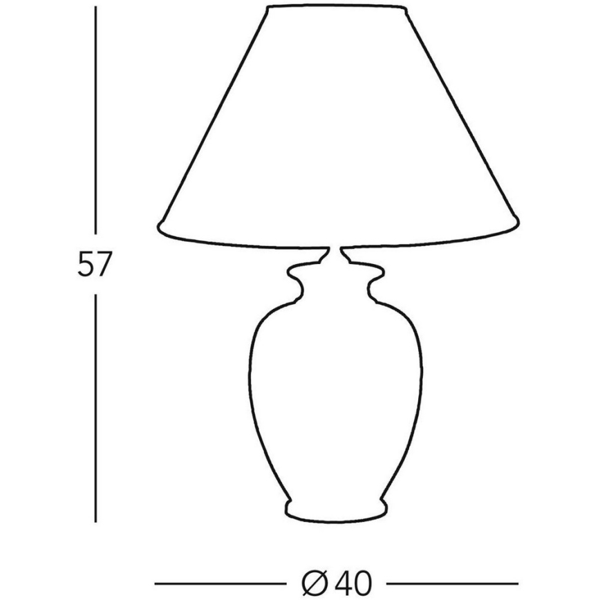 Kolarz A1354.71 - Stolná lampa GIARDINO 1xE27/100W/230V pr. 40 cm