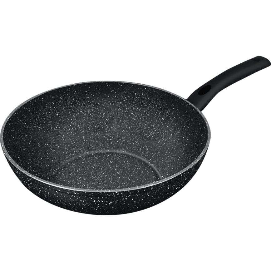 Lamart - Panvica WOK 28 cm čierna