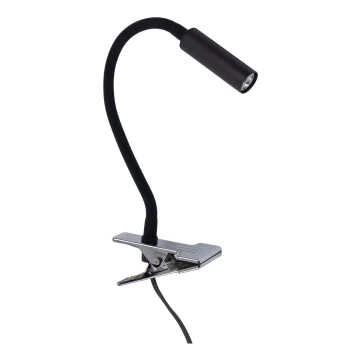 Lampa s klipom LAGOS 1xG9/3W/230V 4000K čierna