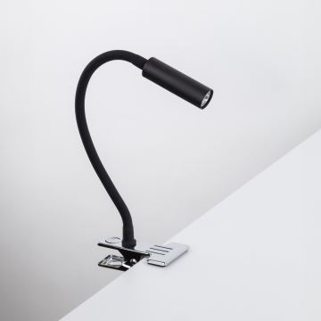 Lampa s klipom LAGOS 1xG9/6W/230V čierna