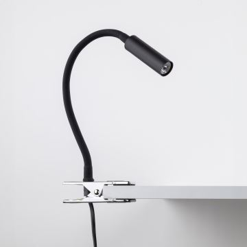 Lampa s klipom LAGOS 1xG9/6W/230V čierna