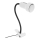 Lampa s klipom LOLEK 1xE14/24W/230V biela