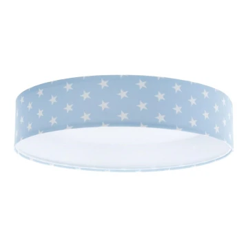 LED Detské stropné svietidlo GALAXY KIDS LED/24W/230V hviezdičky modrá/biela