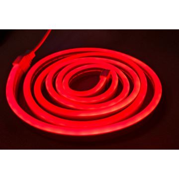 LED Flexibilný pásik NEON LED/5V 1,8 m červená