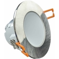 LED Kúpeľňové podhľadové svietidlo BONO LED/5W/230V 3000K IP65 chróm